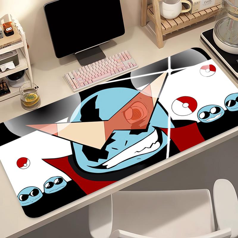 Natural Rubber Mouse Pad Pokemon Squirtle Anime Gaming Accessories XXL Carpet Gamer PC Computer Keyboard Pad Desk Mat Mausepad