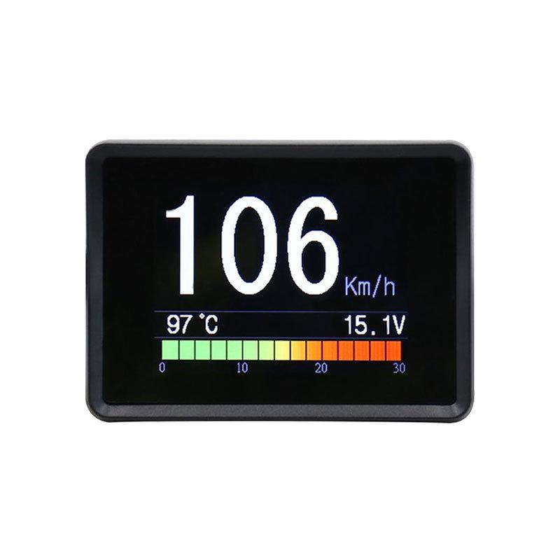OBD2 On-board Computer Car Head Up Display HUD Digital Speedometer Trip Display Speed Fuel Consumption Temperature Gauge Alarm