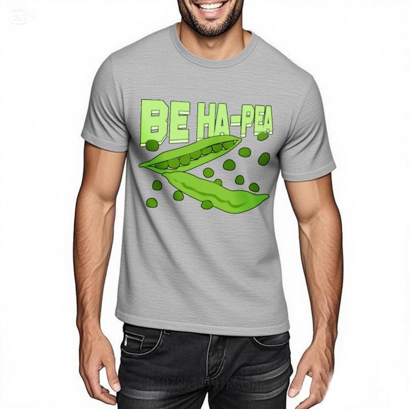 Vintage Tshirt Minimalist Tshirt Adult Unisex Oneck t shirt Be Ha Pea With Peas And Pods Hiphop For Unisex Tee shirt Everyday Tee