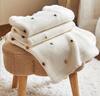 100*70cm Babydeken Gebreide Bankplaid Scandinavische Pompom Zachte Wandtapijt Pasgeboren Baby Wikkeldeken Ledikant Kinderwagen Deken