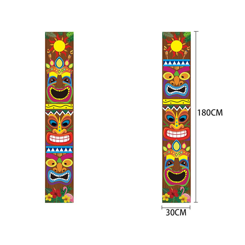 Hawaiian Party Decoration Banner Carnival for Beach Tropical Aloha Party Birthday Carnival Banner Backdrop for Hawaiian Luau