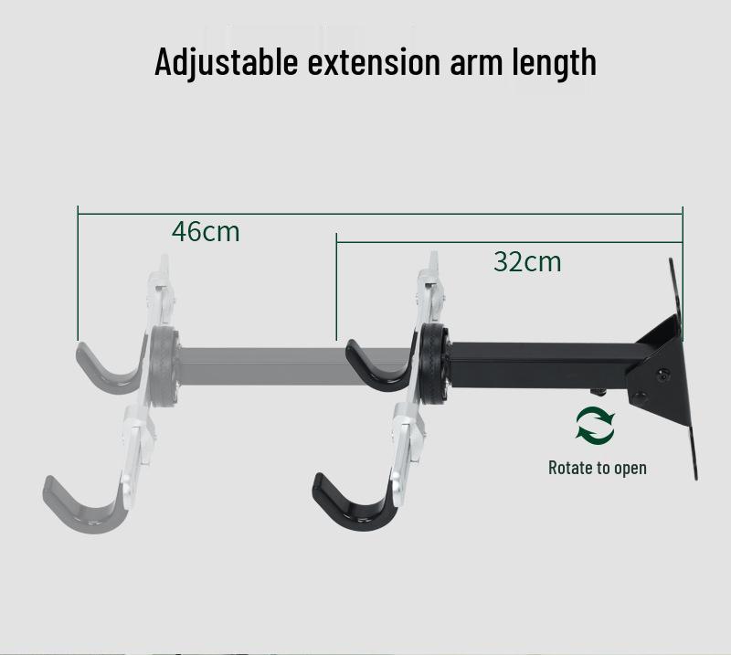 Aluminum Bicycle Wall Mount Hook for Mountain Bikes