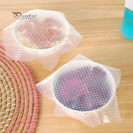 Kitchen Clear Square Food Wrapper Seal Cover Film