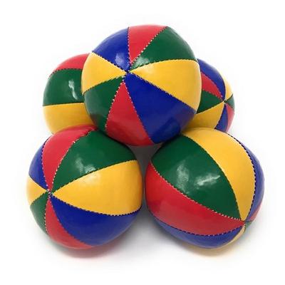Beanbag Juggling Balls "8 Star" Normal Size JUGGLE 4 FUN (Beach (Blue, Red, Yellow, Green), 5 Pieces)