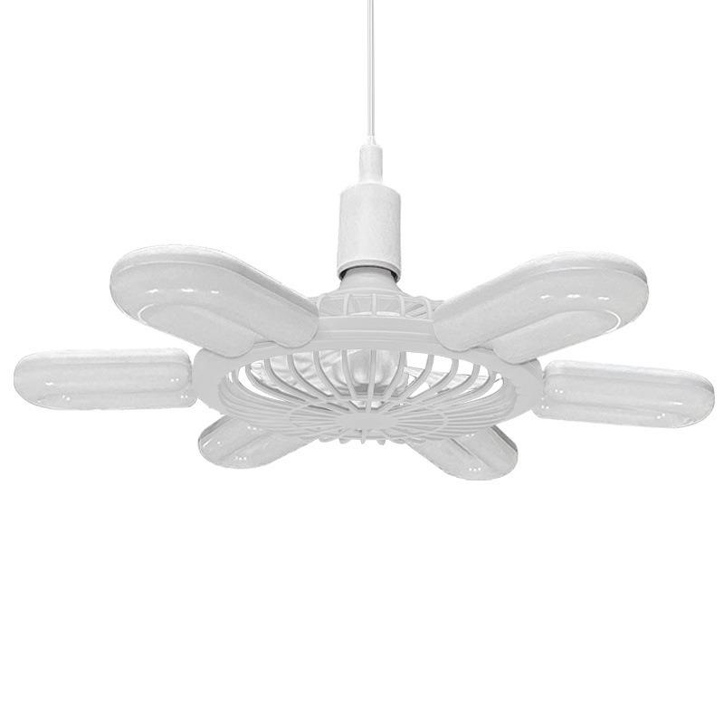 

1 шт. E27 винтовой вентилятор, светильник, новый 6U тип, 6-лепестковый складной потолочный вентилятор, светильник для спальни, гостиной, кухни, сильный ветер, супер яркий