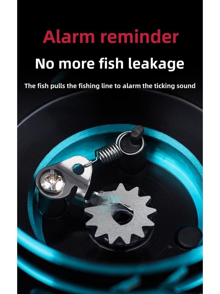 Spinnrolle mit Metallgehäuse zum Salzwasserfischen, Weitwurf, Kunstköderangeln und mehr