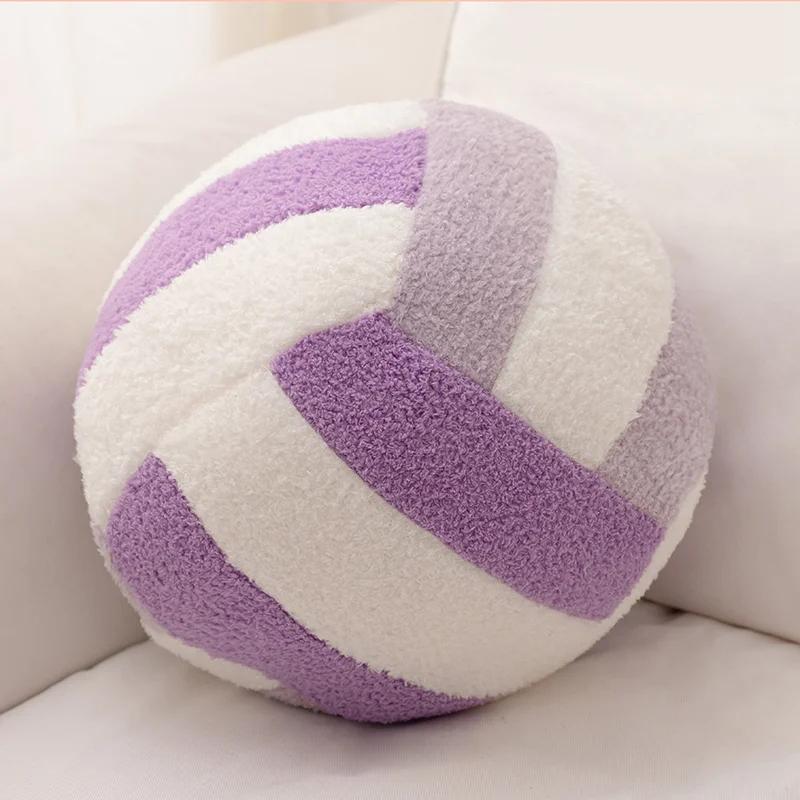 20-24Cm Simulation Volleyball Ball Plush Toy Cute Volleyball Props Pillow Accompany Soft Birthday Gifts Room Decor