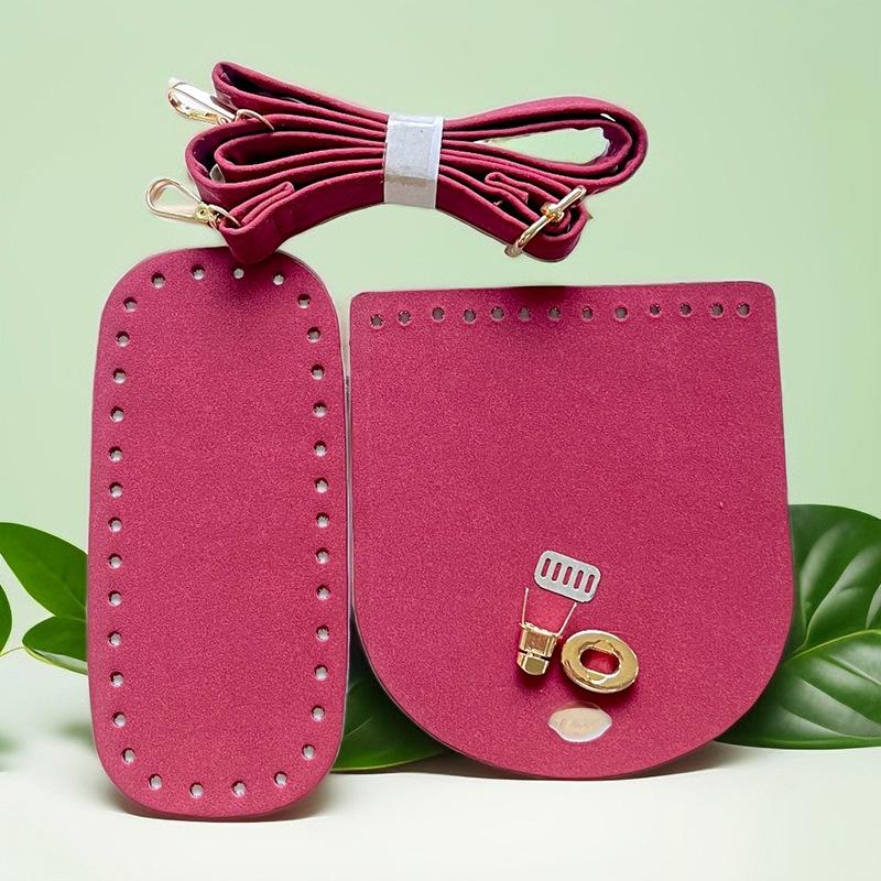 

«Сумка-ведро из ротанга ручной работы с длинным ремнем и аксессуарами для самостоятельного изготовления»