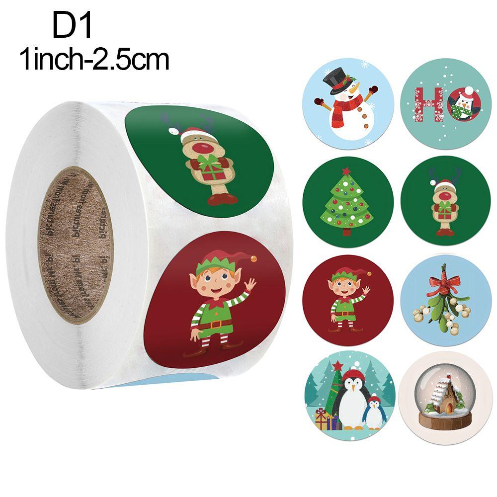 Stickers Envelope Packaging Baking Sign Seal Sticker Adhesive Label Sticky Note Christmas Stickers