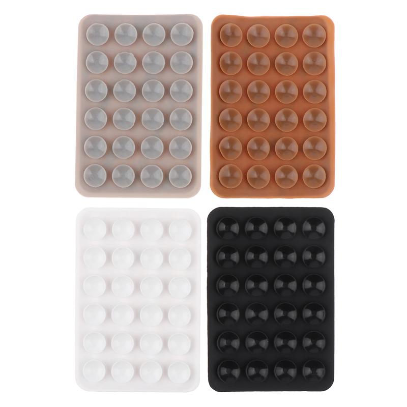 5 Piezas Almohadilla de Succión de Silicona de Doble Cara Para Soporte de Teléfono Móvil Ventosa Adhesivo de Respaldo Sucker Pad de Goma de Silicona Para Fijar