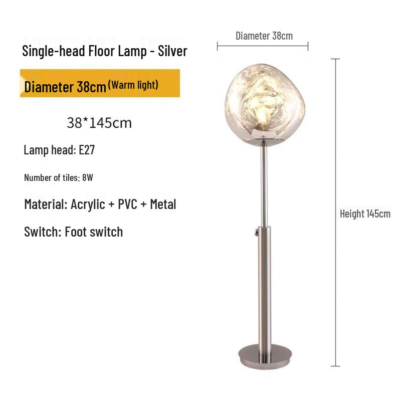 

Pailide Volcanic Art Lava Floor Lamp