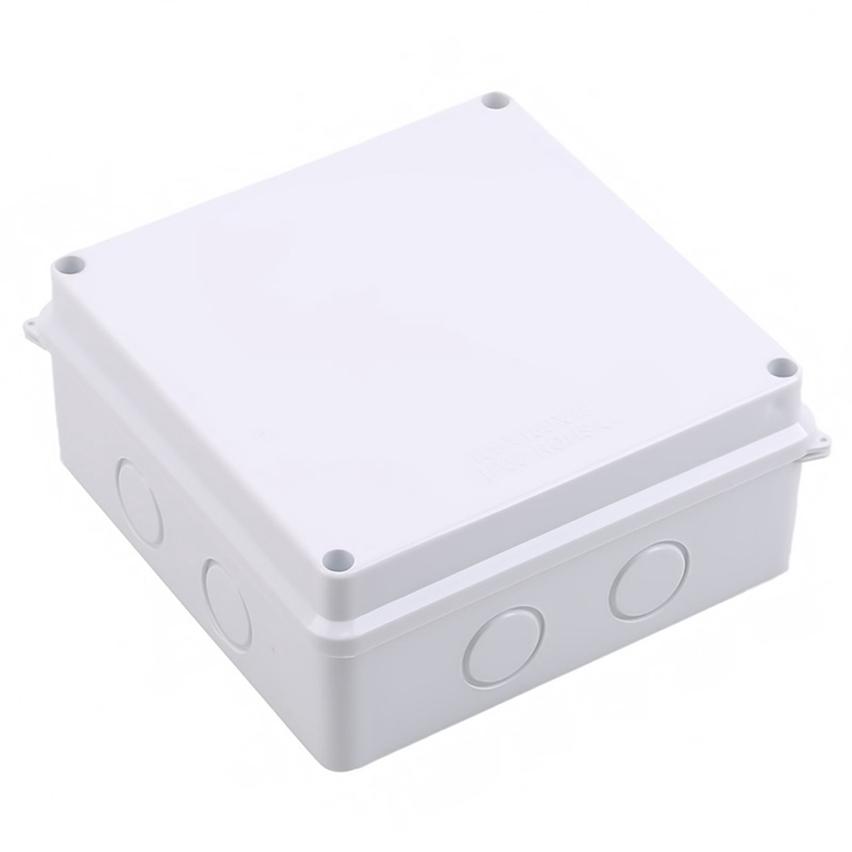 Boîte de jonction étanche ABS Blanche Extérieure 1 Pièce Boîte Universelle Scellée pour Projet Électrique