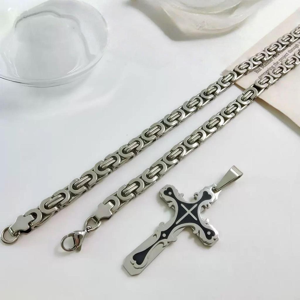 European and American Fashion Trend Stainless Steel Men's Pendant