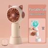 Rechargeable USB Mini Fan: Portable Handheld & Desktop Stand, Ideal Student Gift