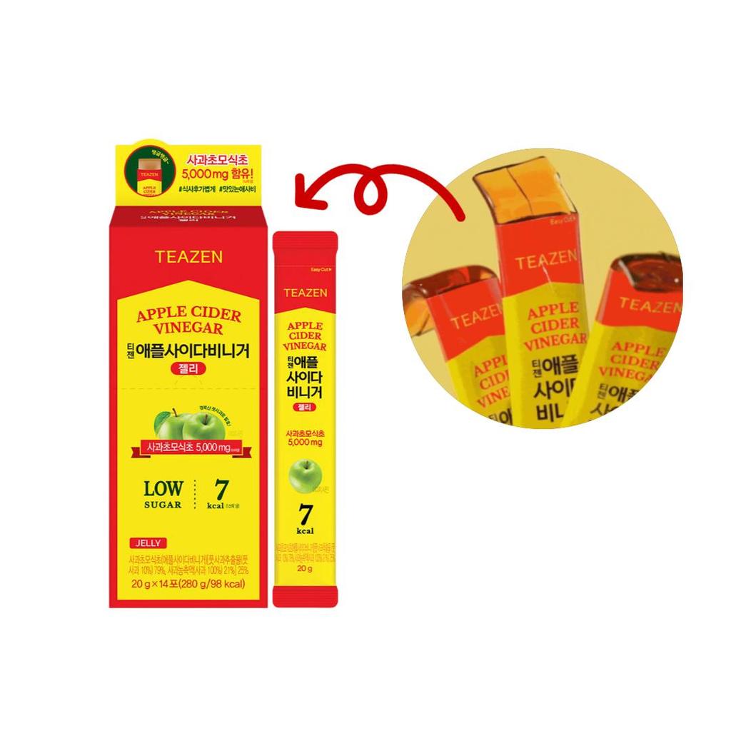Teazen Apfelessig 20g x 10 Stück, 2g x 14 Stück