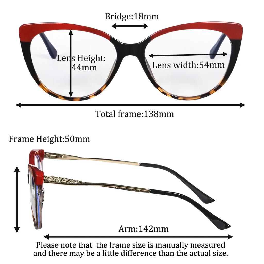 Photochromic Multifocal Reading Glasses Women Cat Eye Plastic Color Frame Fashion Women Progressive Presbyopia Glasses Mum Gift