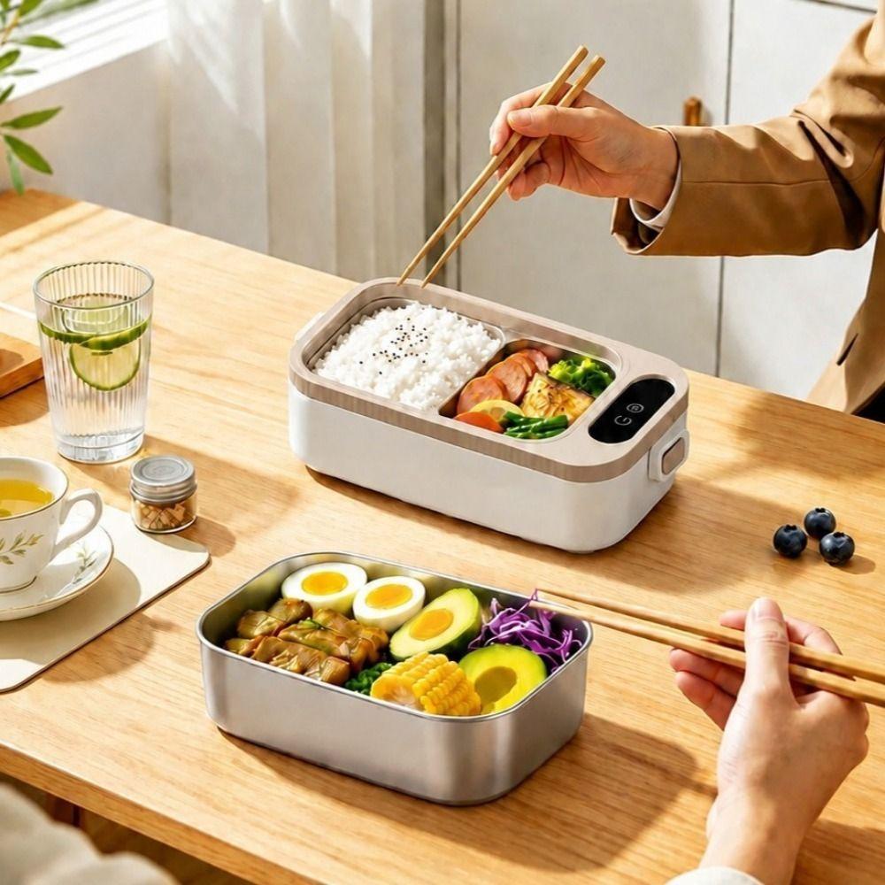Wireless USB Heated Lunch Box Fast Heating Electric Lunch Box  for Heating Rice