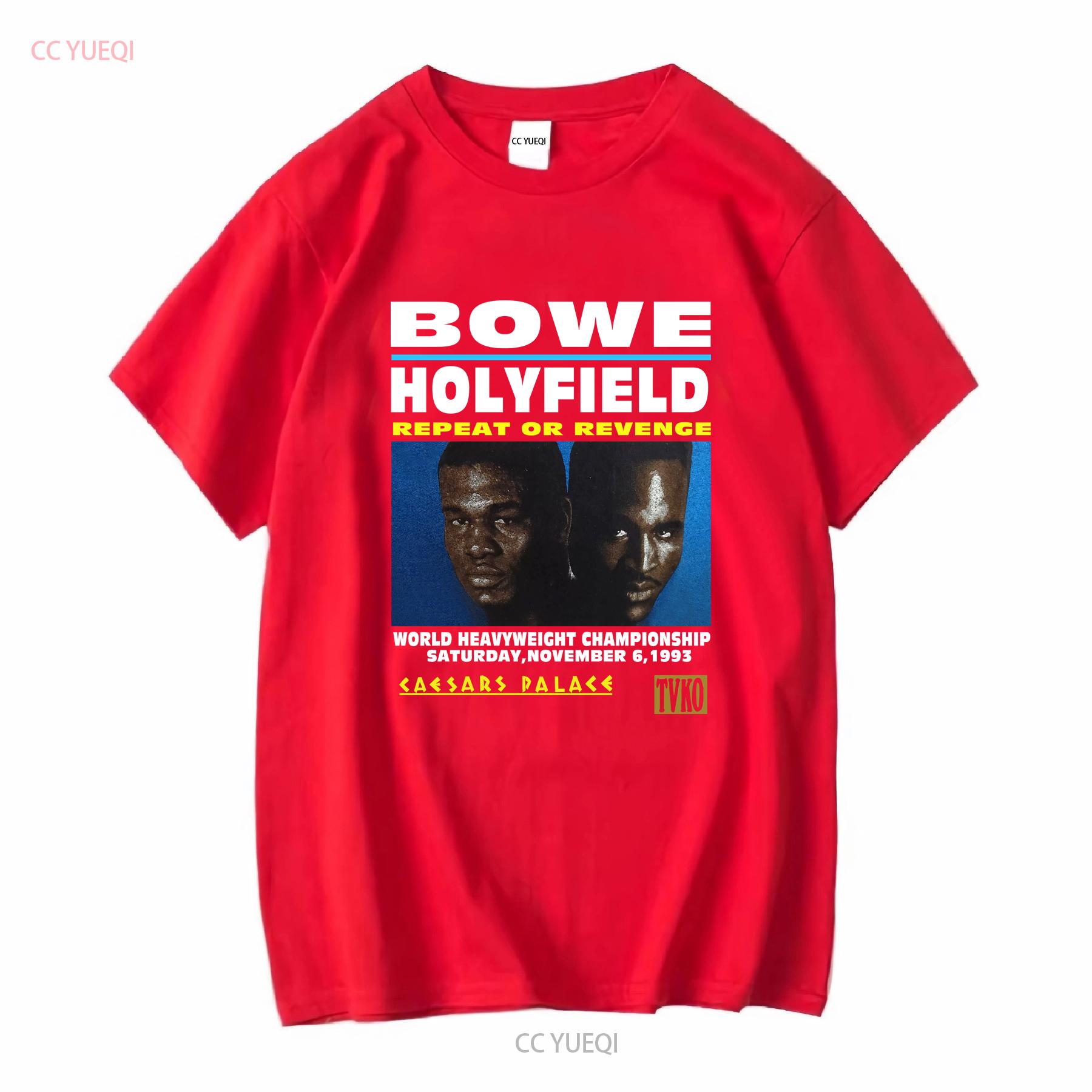 Evander Holyfield Riddick Bowe II Fight T Shirt Vintage 90s 1993 Made In USA XL vintage Washed Soft homme graphic Slightly S