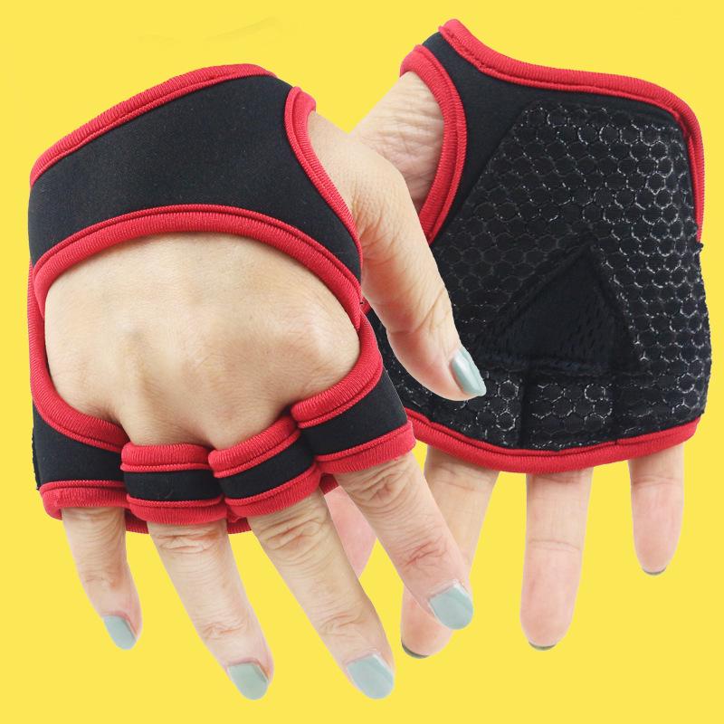 Half Finger Fitness Gloves with Wrist Support for Men & Women – Perfect for Pull-ups, Dumbbells, Deadlifts, and Barbell Protection