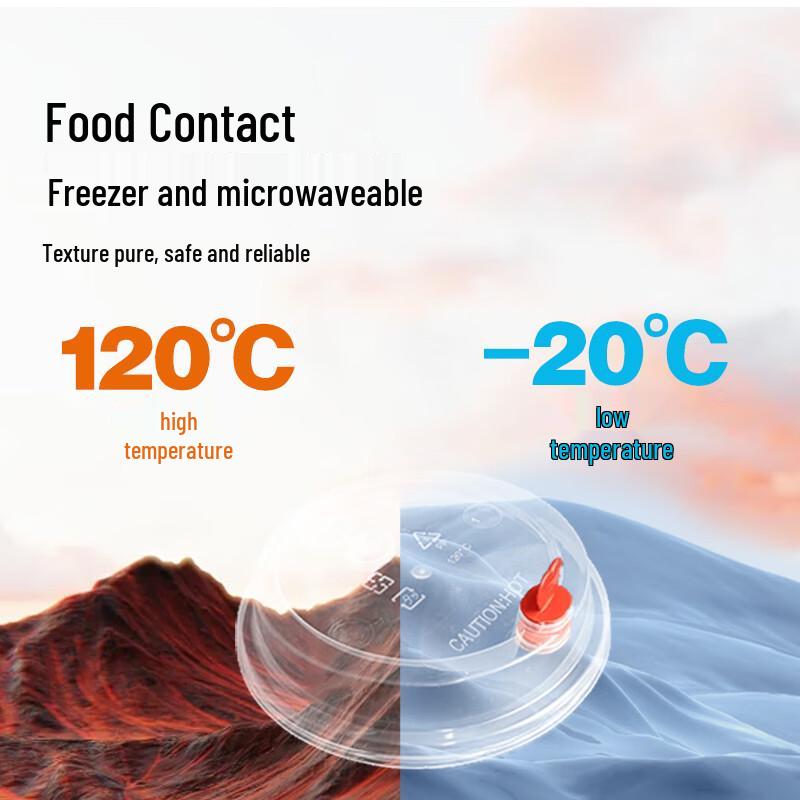 Food-Grade Transparent Milk Tea Cup Lids