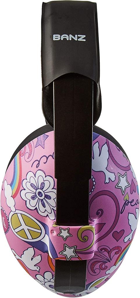 Banz Peace Doodle Soundproof Earmuffs for Babies and Kids
