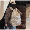 Quilted Backpack Casual Lightweight Daily Use Backpack for Women Fashion Quilted Design Ideal for School Commute Travel and Everyday Outings