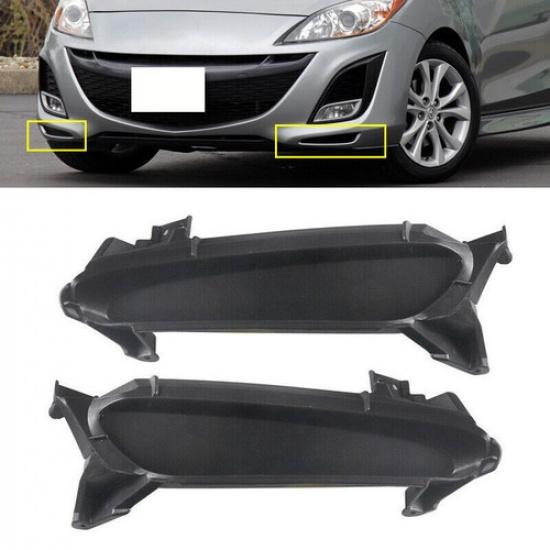 Пара Вставок-Решеток Нижней Части Переднего Бампера для Mazda 3 2010 2011