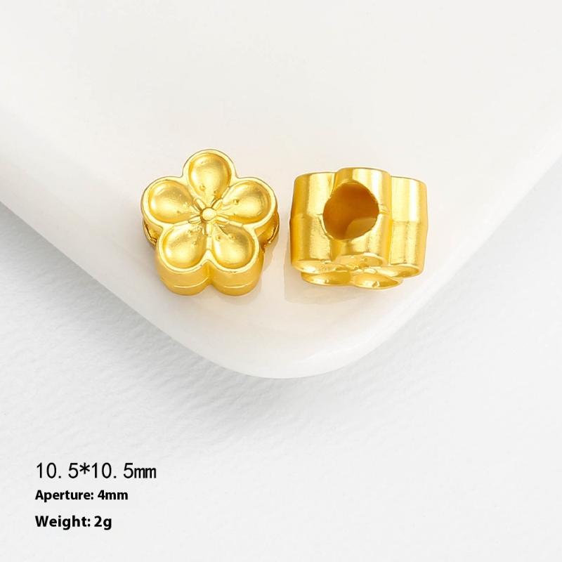 5Pcs Matte Gold Color Brass Special Vintage Style Nepalese Beads Bracelets Spacer Beads Jewelry Making Supplies Diy Accessories
