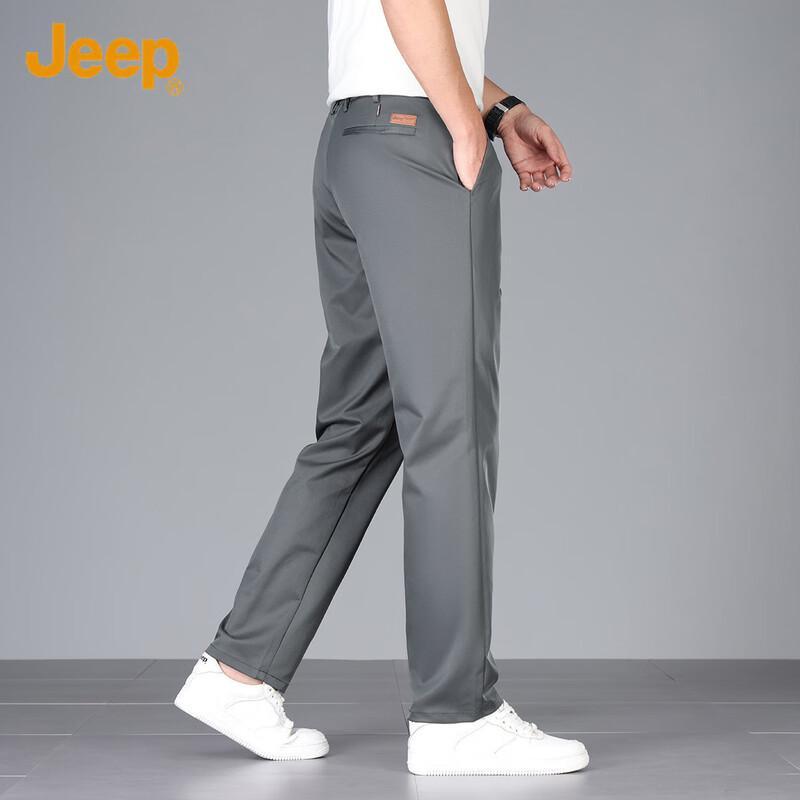 JEEP Men s Spring/Summer Straight-Leg Trousers M