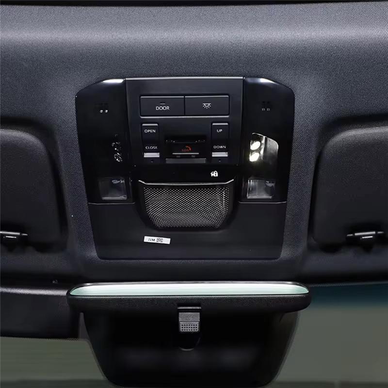 

Для Toyota Land Cruiser 250 Prado LC250 2025 Накладка на плафон переднего освещения салона, накладка на крышку сигнала, отделка, аксессуары для интерьера чёрный