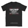 Men T-Shirts Donald Trump 2024 Shirt Take America Back 100% Cotton Tee Shirt Short Sleeve T Shirts Crewneck Clothes Gift Idea