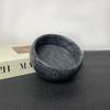 Nordic Style Natural Marble Pet Bowl - Simple Round Food Dish for Dogs and Cats
