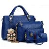 Casual Bear Four-piece Set Mother-in-law Bag Single Shoulder Crossbody Handbag for Women