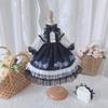 HAMRETHYPPZ 14 16 13 BJD Ball Jointed Doll Dress Doll Costume Doll Maid Clothes Ball Jointed Doll Dress Up Doll Dress Princess Dress, Navy Blue