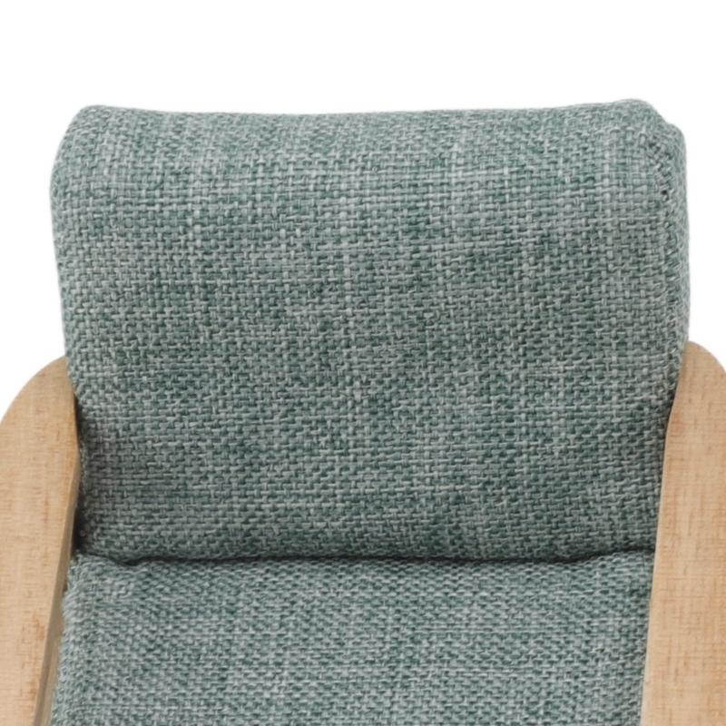 Bedroom Single Sofa Bright Armchair Miniature Furniture Model Doll Houses Couch Accessory Realistic Playset 1:12