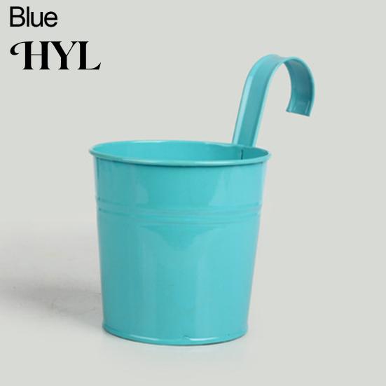 Plant Holder Flower Bright Color Space-saving Sturdy Fence Thickened Body for Courtyards