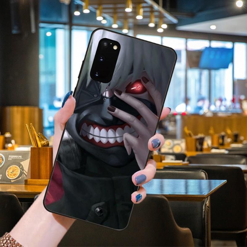 Kaneki Ken Tokyo Ghoul Phone Case For Samsung Galaxy S6 S7 S8 S9 S10 S21 S22 Plus Ultra Soft Black Phone Cover