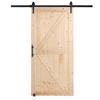 Barn Door and Hardware Kit 30" X 42" Wood Sliding Barn Door Kit Smoothly