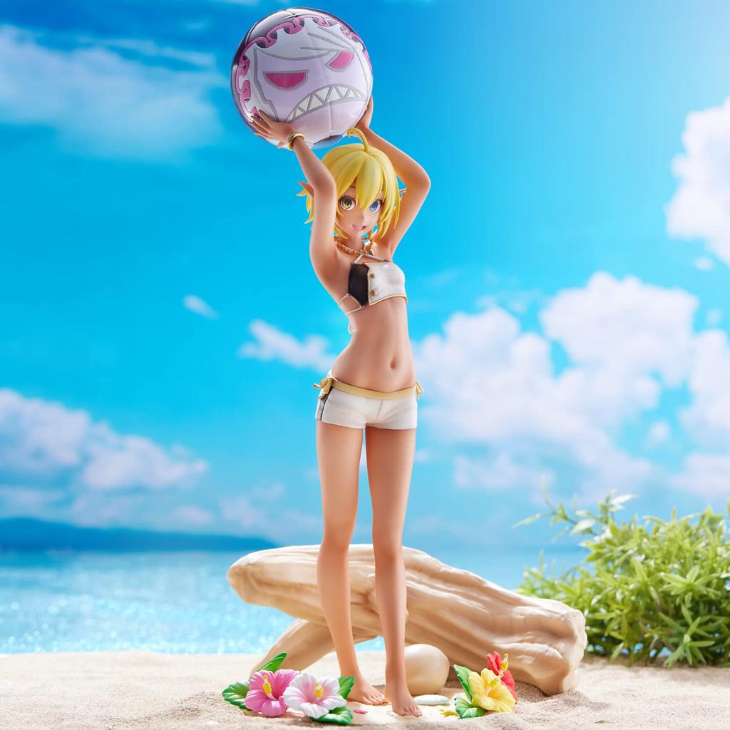 UNION CREATIVE "Overlord" Aura Bella Fiora So-bin Ver. Non-scale PVC & ABS Painted Finished Figure, Yellow, Total Height Approximately 320mm (body 260