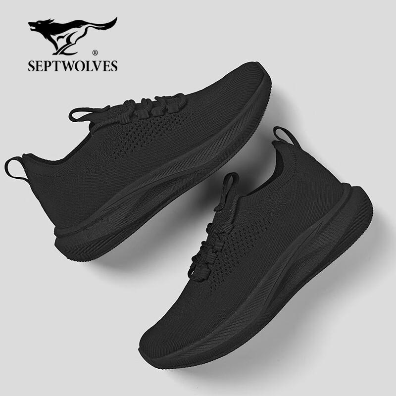 

Septwolves Men s 2026 Flyknit Breathable Running Shoes 41