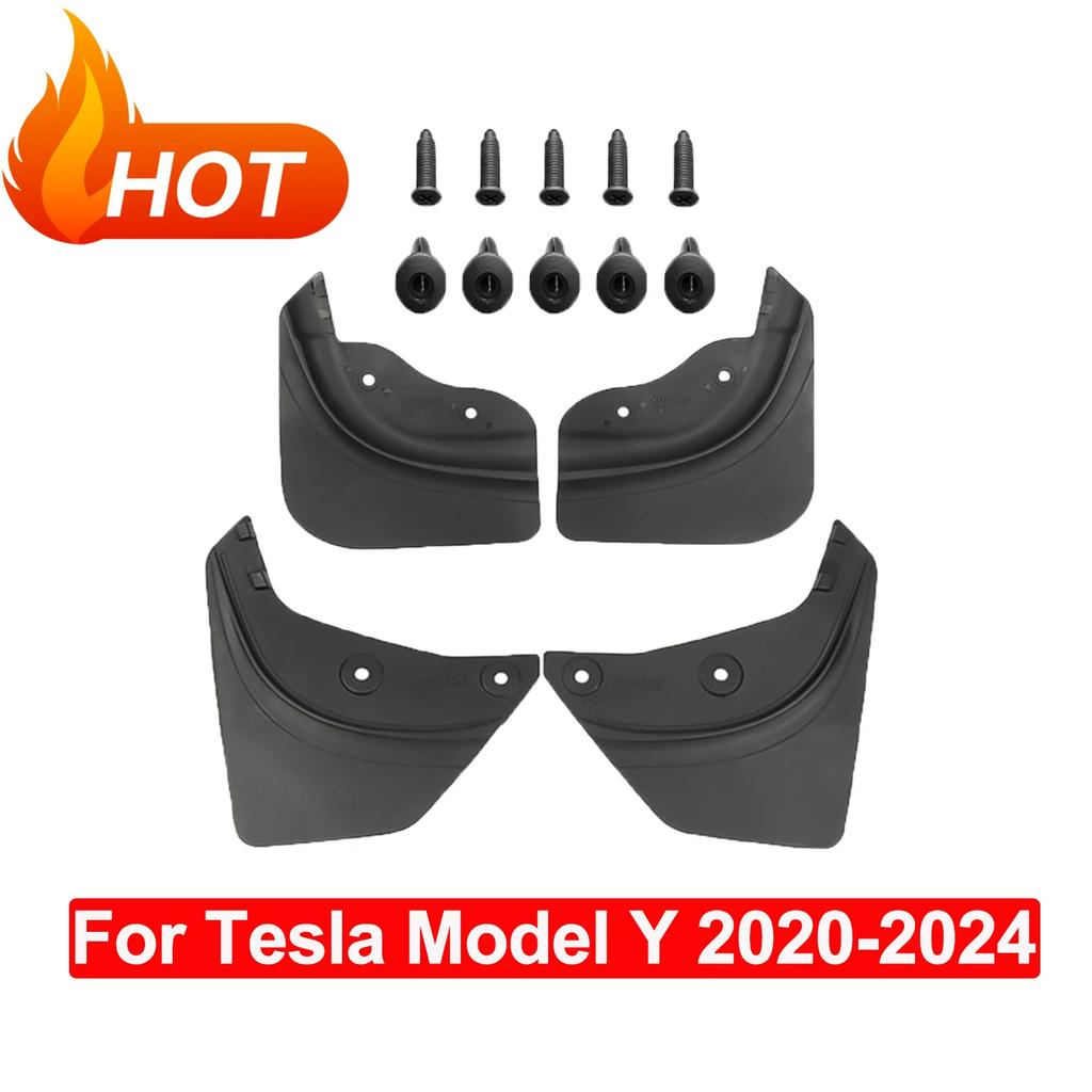 For Model 3 2025-2026 For Model Y 2020-2025 2025-2026 Mud Flaps Car Wheel Front Rear TPE Mudguard Splash Guards Cover