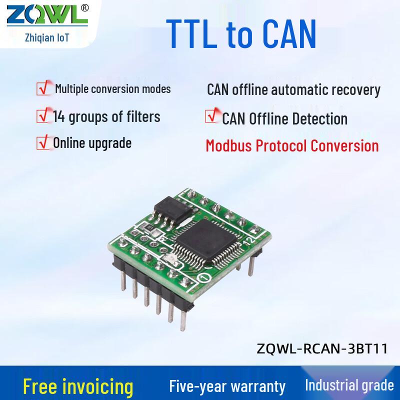 Modulo Convertitore TTL/Seriale su Bus CAN