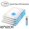 Vacuum Storage Bags, Vacuum Sealing Bags Clothes Organizer, Compression Pack Bag Fit Clothing Bedding - Travel Vacuum Bags