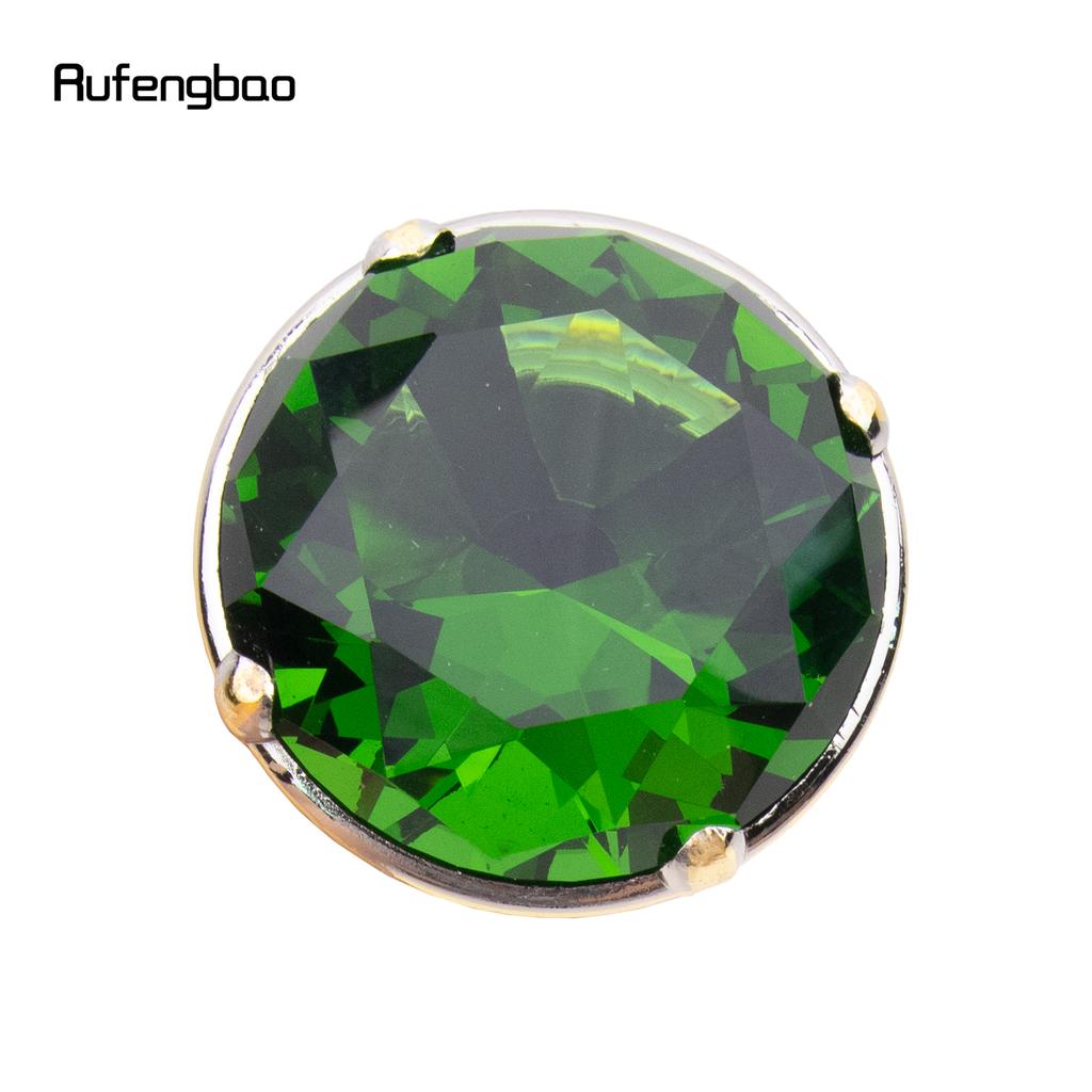 Grüner Diamant-Typ, goldener weißer Gehstock, modischer dekorativer Gehstock für Gentleman, eleganter Cosplay-Gehstock, Knauf, Bischofsstab, 90 cm