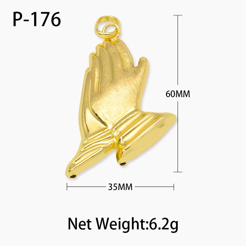 Pendant with Necklace For Women Men 24k Gold Plated Copper 33 Designs Wholesale Fashion Zircon For Daily Wear Anniversary