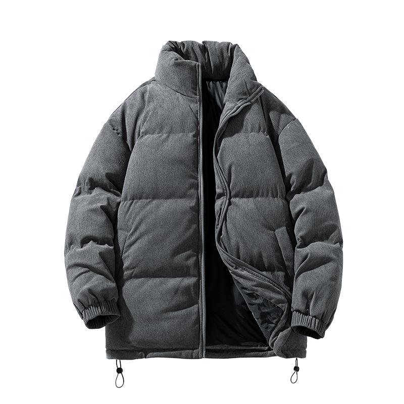 

Winter Bread Clothes, Cotton-padded Jackets, Men s Warm and Windproof, Casual and Fashionable Outdoor Cotton-padded Jackets, Cotton-padded Clothes. 3XL темно-серого