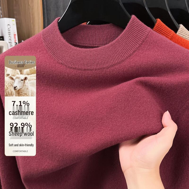 

Antonio Men s Cashmere Blend Round Neck Sweater 3XL