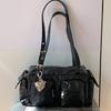 Shoulder Bag Leather Handbags Evening Clutch Purse Pu Leather Slings Purse Handbag Trendy Underarm Bag for Womens Girls