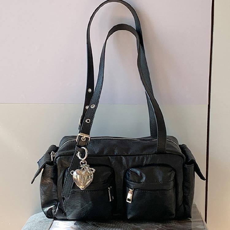 Shoulder Bag Leather Handbags Evening Clutch Purse Pu Leather Slings Purse Handbag Trendy Underarm Bag for Womens Girls