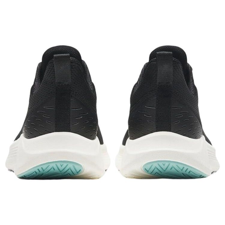 Anta Lightweight Shock Absorbing Non-Slip Wear-Resistant Low-Top Casual Running Shoes Men Sneakers Black White 112615577R-1